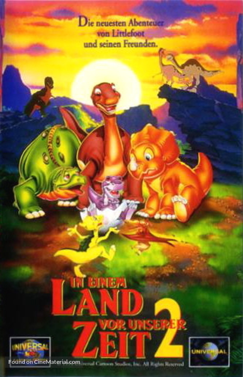 The Land Before Time 2 - German Movie Cover