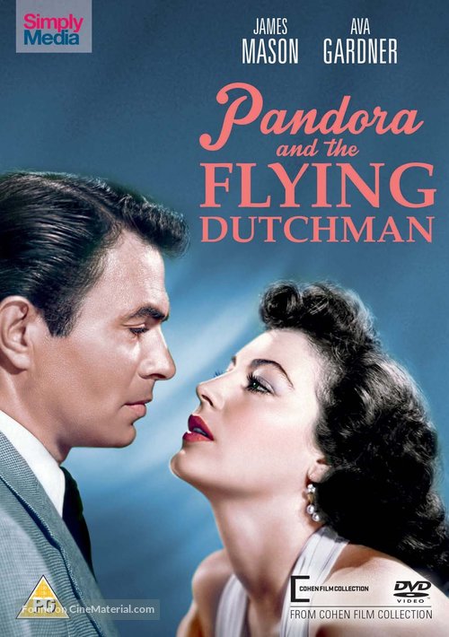 Pandora and the Flying Dutchman - British DVD movie cover