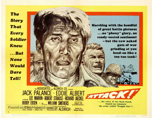 1956 Movie Poster Attack! 