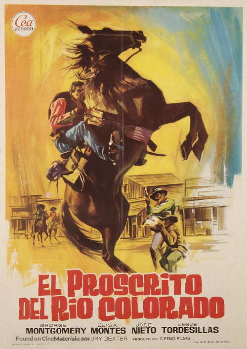 El proscrito del r&iacute;o Colorado - Spanish Movie Poster