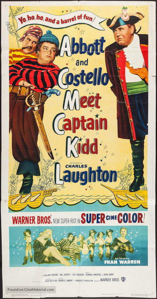 Abbott and Costello Meet Captain Kidd (1952) movie poster