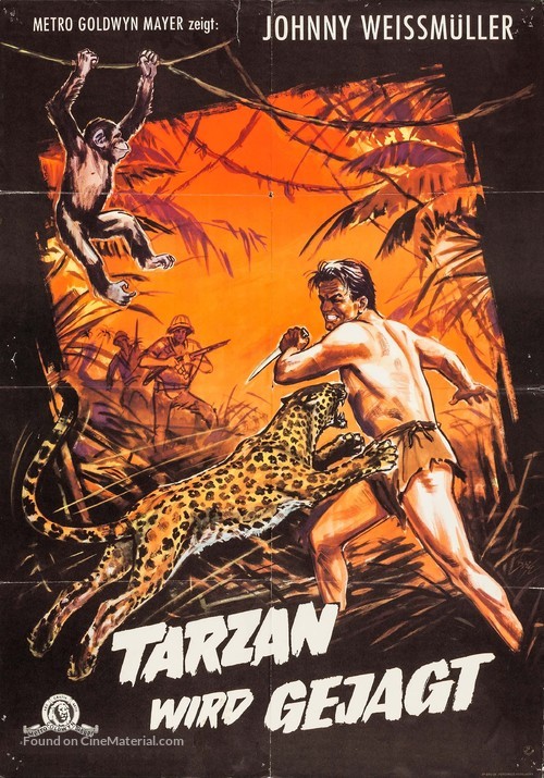 Tarzan and the Huntress - German Movie Poster