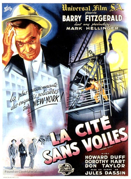 The Naked City - French Movie Poster