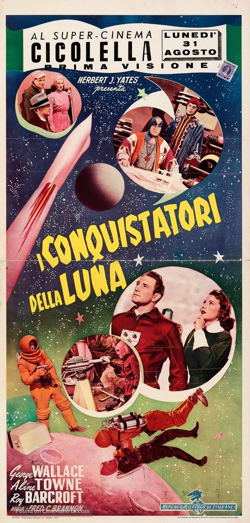 Radar Men from the Moon - Italian Movie Poster