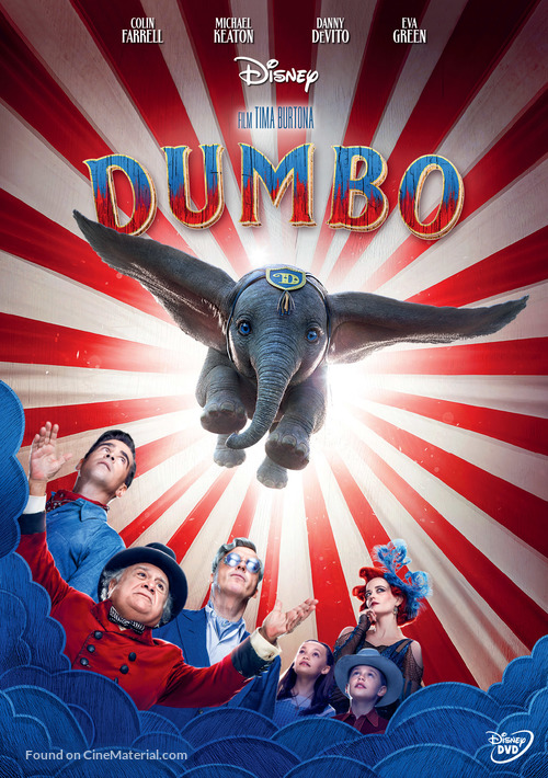 Dumbo - Czech DVD movie cover