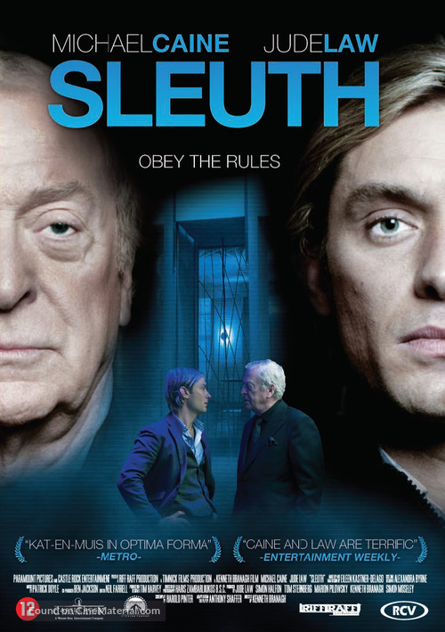 Sleuth - Dutch DVD movie cover