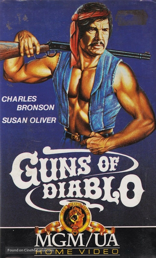Guns of Diablo - German VHS movie cover