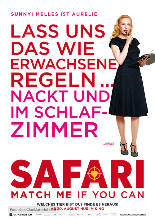 Safari: Match Me If You Can - German Movie Poster