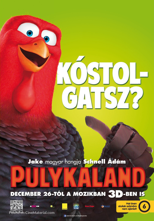 Free Birds - Hungarian Movie Poster