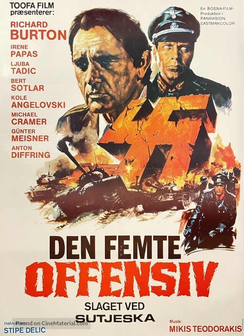 Sutjeska - Danish Movie Poster