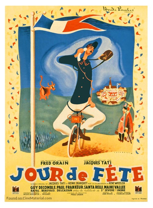 Jour de f&ecirc;te - French Movie Poster