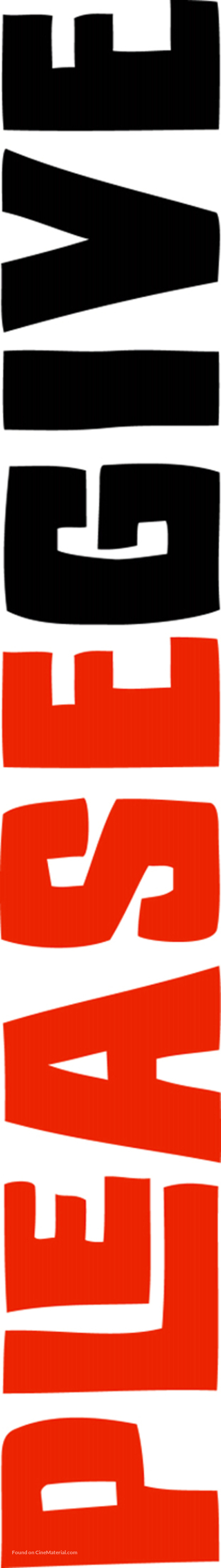Please Give - German Logo