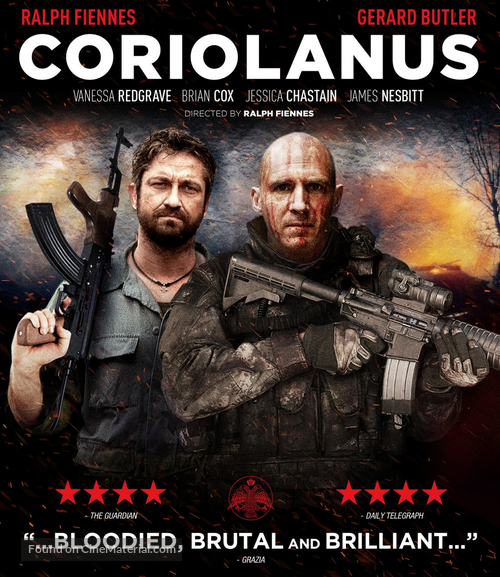 Coriolanus - Blu-Ray movie cover