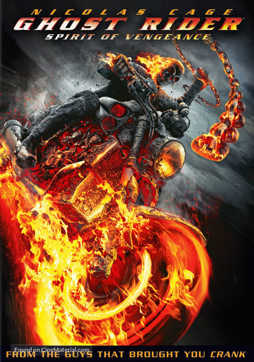 Ghost Rider: Spirit of Vengeance - DVD movie cover