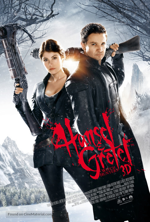 Hansel &amp; Gretel: Witch Hunters - French Movie Poster