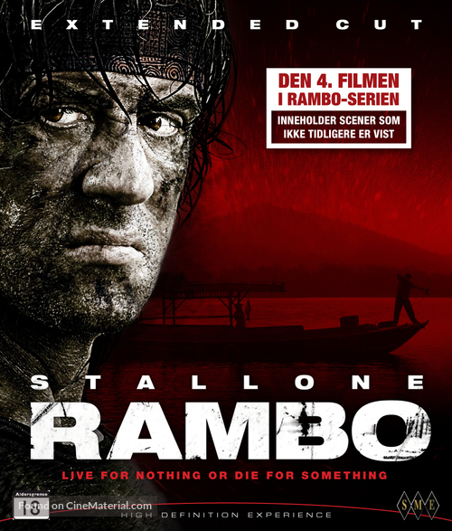 Rambo - Norwegian Blu-Ray movie cover