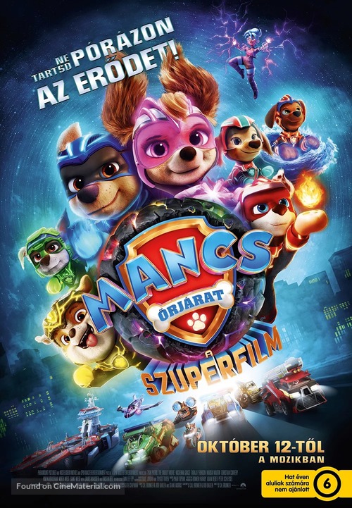 PAW Patrol: The Mighty Movie - Hungarian Movie Poster