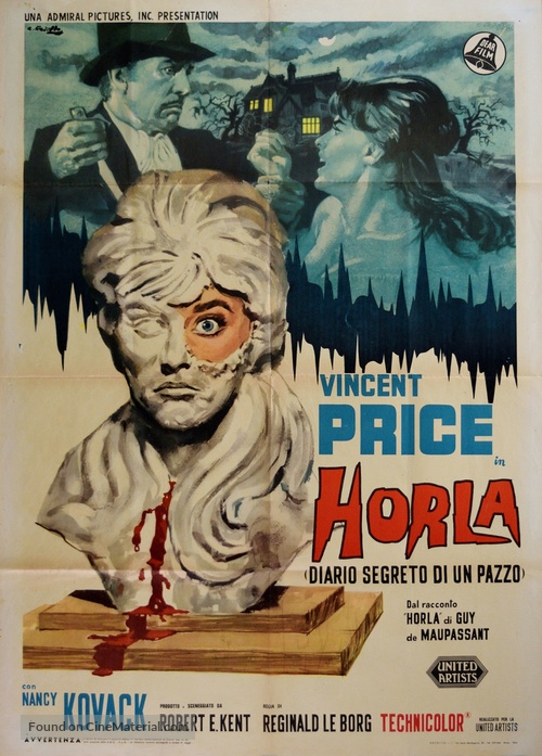 Diary of a Madman - Italian Movie Poster