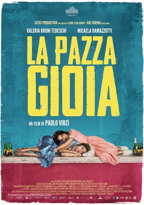 La pazza gioia - Italian Movie Poster