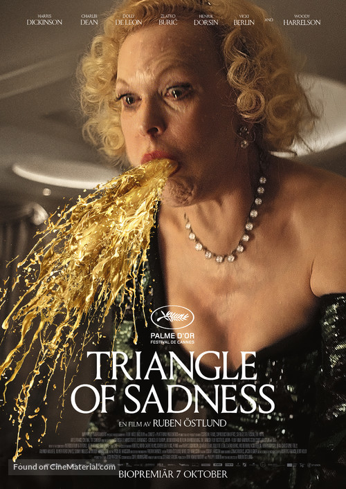Triangle of Sadness - Swedish Movie Poster