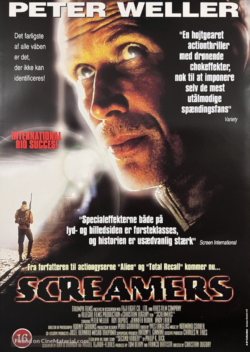 Screamers - Danish Movie Cover