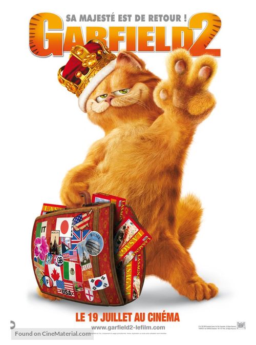 Garfield: A Tail of Two Kitties - French Movie Poster