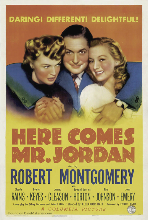 Here Comes Mr. Jordan - Theatrical movie poster