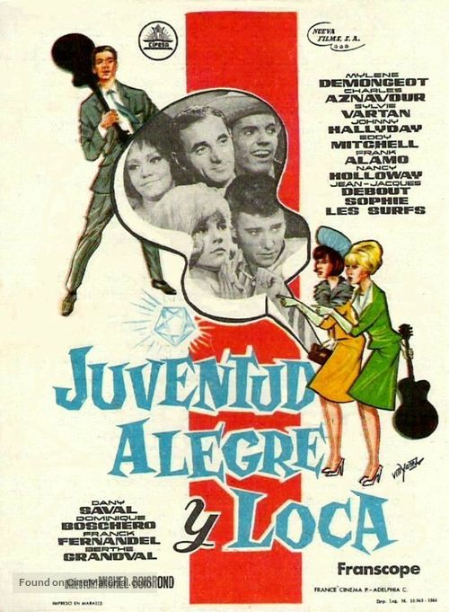 Cherchez l&#039;idole - Spanish Movie Poster