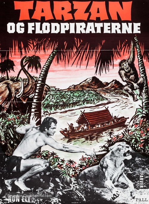 Tarzan and the Perils of Charity Jones - Danish Movie Poster