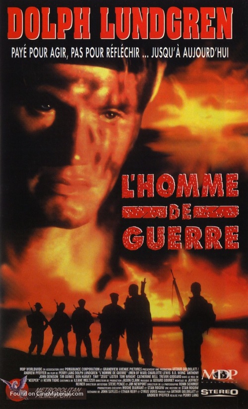 Men Of War - French VHS movie cover