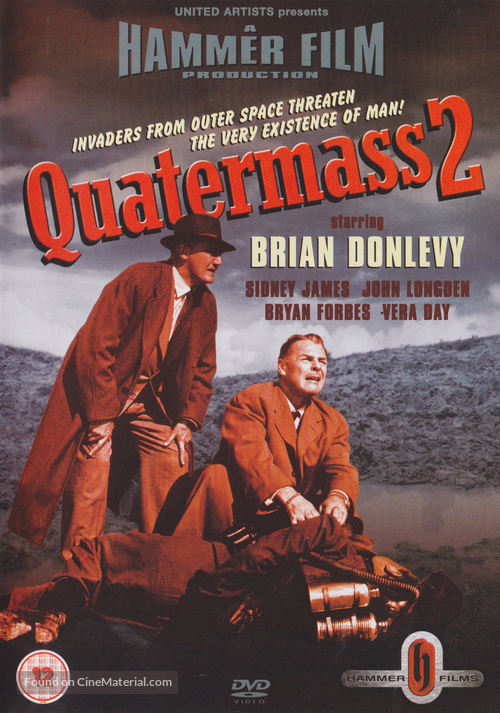 Quatermass 2 - British DVD movie cover