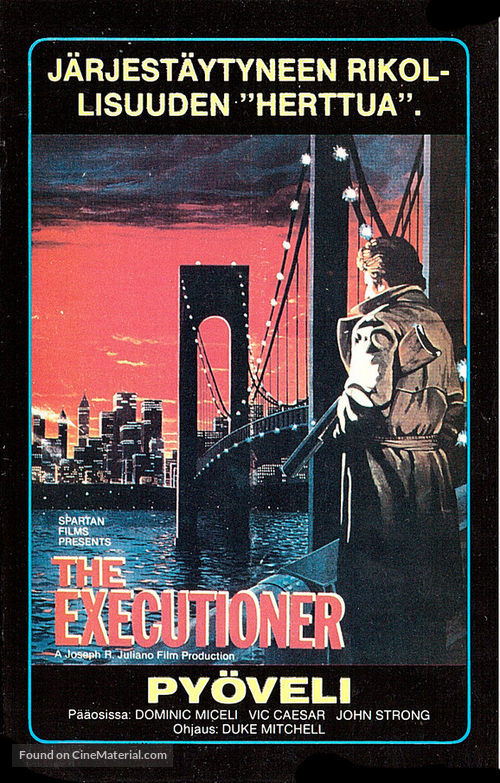 The Executioner - Finnish VHS movie cover