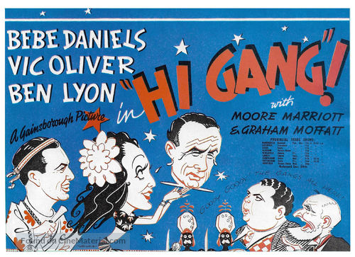 Hi Gang! - British Movie Poster