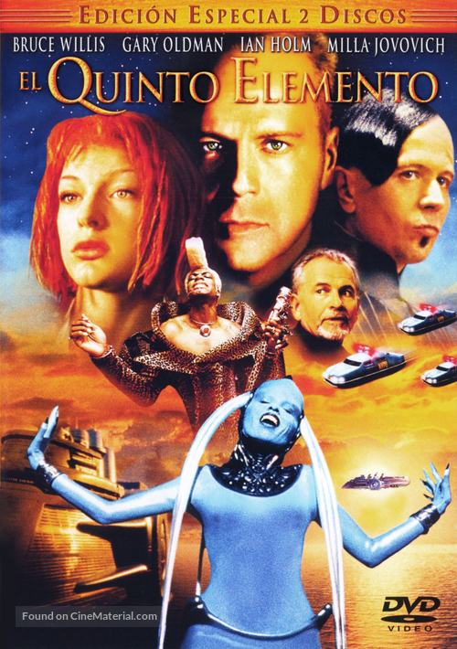 The Fifth Element - Spanish DVD movie cover