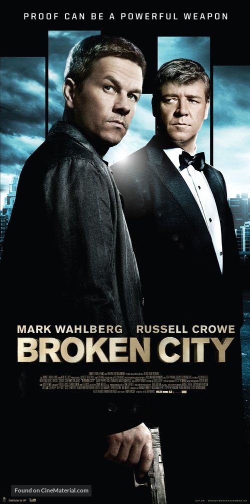 Broken City - Danish Movie Poster