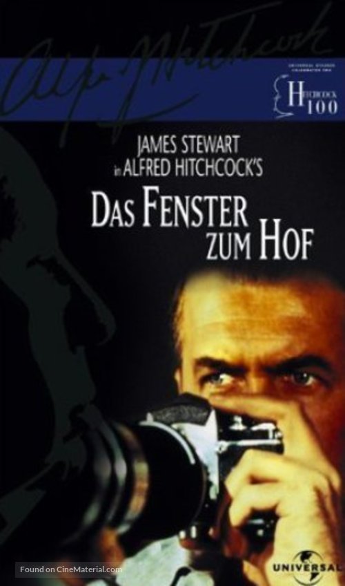 Rear Window - German VHS movie cover