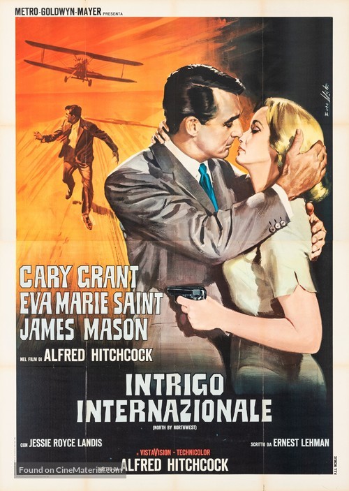 North by Northwest - Italian Movie Poster