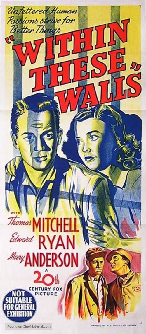 Within These Walls - Australian Movie Poster