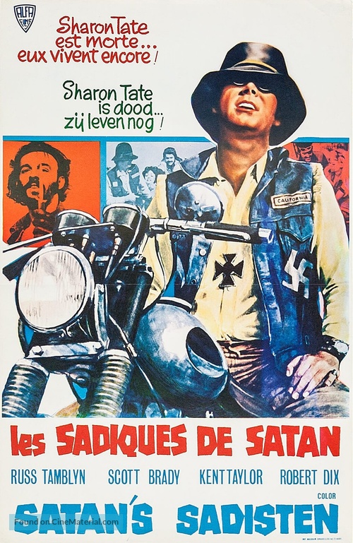 Satan&#039;s Sadists - Belgian Movie Poster