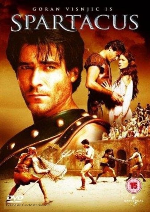 Spartacus - British DVD movie cover