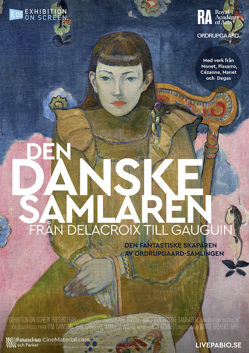 Exhibition On Screen: The Danish Collector - Delacroix To Gauguin - Swedish Movie Poster