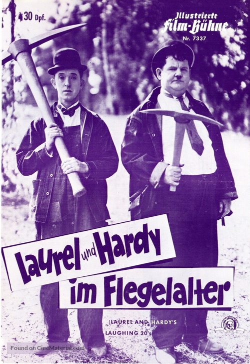 Laurel and Hardy&#039;s Laughing 20&#039;s - German poster