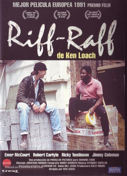 Riff-Raff - Spanish DVD movie cover