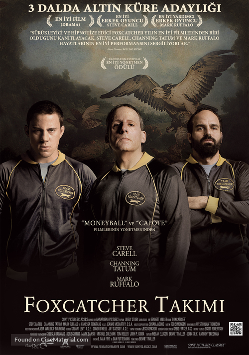 Foxcatcher - Turkish Movie Poster