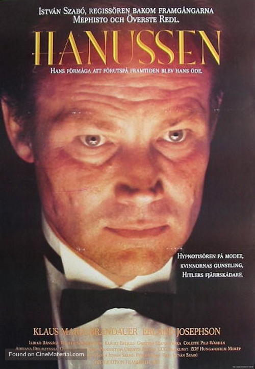 Hanussen - Swedish Movie Poster