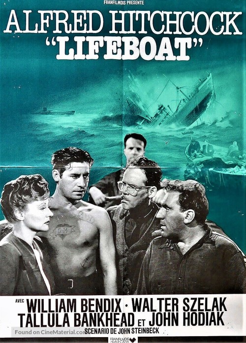 Lifeboat - French Movie Poster