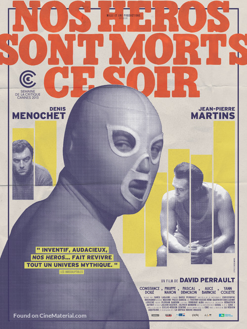 Nos h&eacute;ros sont morts ce soir - French Movie Poster