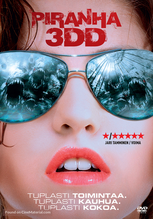 Piranha 3DD - Finnish DVD movie cover