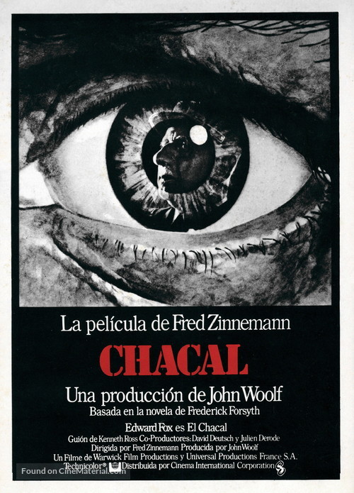 The Day of the Jackal - Spanish Movie Poster