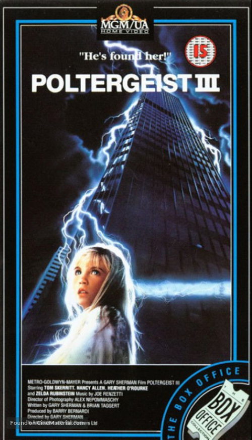 Poltergeist III - VHS movie cover